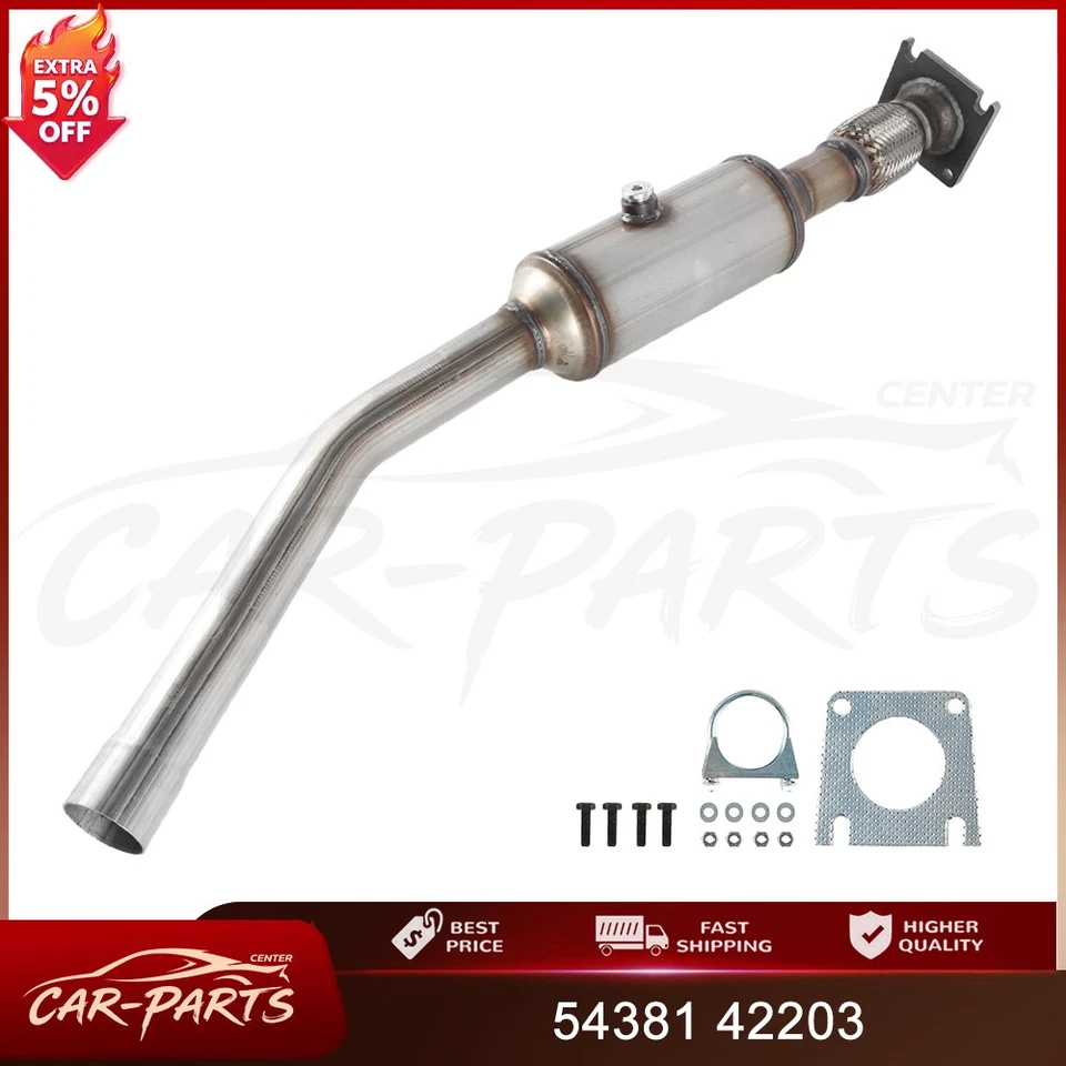 Front Catalytic Converter Fits 2001-2010 Chrysler PT Cruiser 2.4L L4 Direct Fit Foto 1 de 4