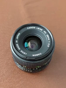 CANON FD 28mm f2.8 Wide Angle Lens, Very Good Condition - Picture 1 of 7