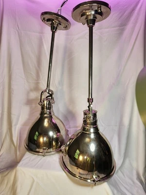 Colgante Hudson Vally Lighting 2211-PN Una Luz 10.5" W X 20" Largo Pulido... Foto 1 de 4