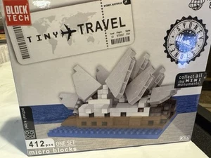 TINY TRAVEL Sydney Opra House MICRO BLOQUES 412 PIEZAS BLOCK TECH, Nuevo Envío Gratuito - Imagen 1 de 3