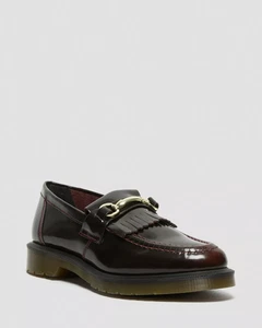 Mocassini Dr. Martens Adrian Snaffle - pelle rossa, US5 UK6, suola AirWave - Foto 1 di 9