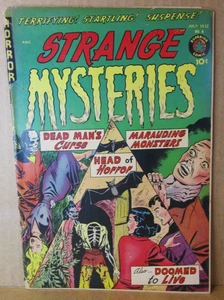 Strange Mysteries #6 Severed Head, Strangulation 1952 Superior Horror Rare Comic - Picture 1 of 8