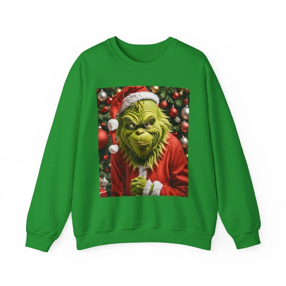 Sudadera de Navidad Grinch, Suéter de Vacaciones Unisex, Perfecto para Regalar, Foto 1 de 1