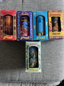 1994 Walt Disney Collector Series Cups (Glasses) Burger King Set of 5 - Picture 1 of 7