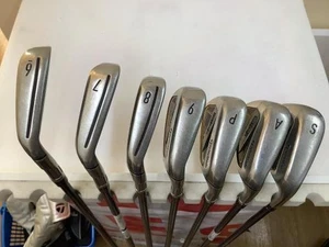 TaylorMade SIM2 MAX Iron Set 6-9,Pw,Aw,Sw 7pc Flex Stiff TENSEI BLUE TM60 - Picture 1 of 6