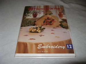 Husqvarna Sweden Viking Embroidery Design Card #12 with Card, Overlay & Booklet - Picture 1 of 4