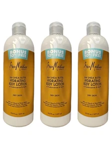 Shea Moisture Raw Shea Butter Feuchtigkeitsspendende Körperlotion 19,5oz 3er Pack - Bild 1 von 4
