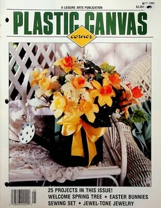 Plastic Canvas Corner Magazine Patterns May 1992 Vol 3 No 4 By Leisure Arts - Picture 1 of 5