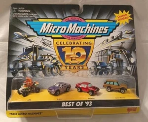Galoob Micro Machines Celebrating 10 Years Best Of  1993 New Old Stock 1997 Vtg - Picture 1 of 7