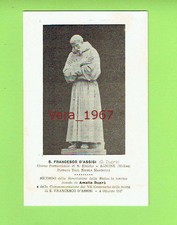 AGNONE - ISERNIA - S. FRANCESCO D'ASSISI - DUPRE' COMMEMORAZIONE -1927 MARINELLI