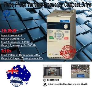 18.5kw 25HP 415V Three Phase Variable Frequency Drive Inverter VSD VFD LATHE CNC - Bild 1 von 7