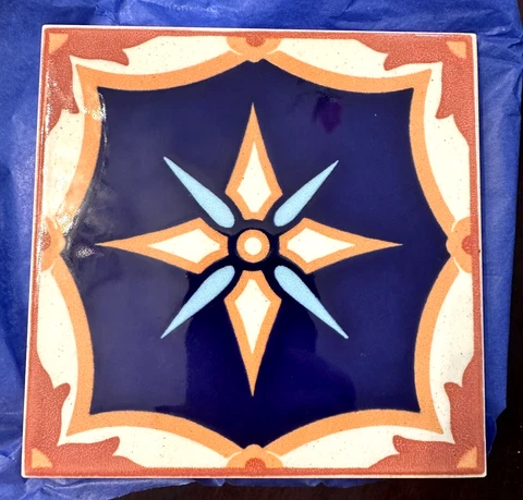 Minton Tile US Capitol Souvenir From Senate Gift Shop Besheer Art Tile #223- NEW Cover