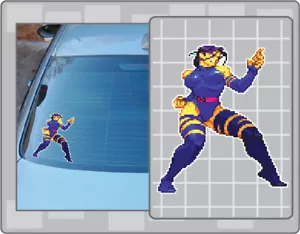 PSYLOCKE Vinyl Decal #1 Car Truck Sticker Marvel vs. Capcom Decal - Picture 1 of 1