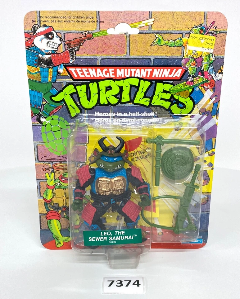 1988 Mirage Studios Teenage Mutant Ninja Turtles TMNT Rocksteady 10 Back MOC