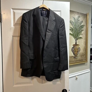 Chaqueta de traje Brooks Brothers 1950, pantalones: rayas grises y azules estilo JFK talla 34 - Imagen 1 de 23