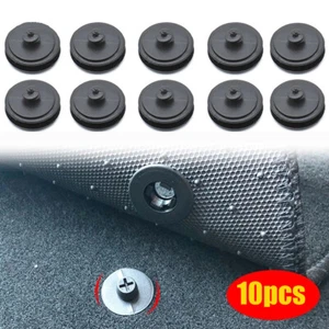 10pcs Car Floor Mat Clips Carpet Retainer Fixing Holders Grips Panel Retainer - Picture 1 of 14