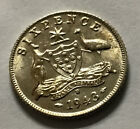 1943 D Australia Sixpence Km-38 Silver Uncirculated