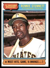 1976 Topps Set Break 2 RB Rennie Stennett #6 NM-MT or Better Pittsburgh Pirates