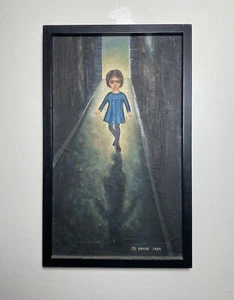 ORIGINAL Margaret Keane Painting “The Runaway” Signed & Dated 1962 RARE - Picture 1 of 24