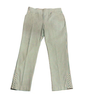 Chicos perfekte Stretch-Knöchelhose zum Überziehen Gr. 2 US 8/10 blau & weiß kariert - Bild 1 von 6