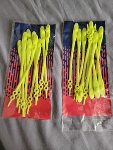 Shoe Swag Neon Green No Tie Shoe Laces Pack of 2 - Picture 1 of 2