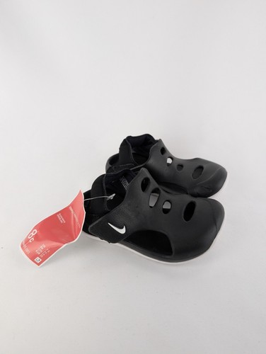 Nike SUNRAY PROTECT 3 sandali neri bambino spiaggia scarpe acqua facili da indossare taglia 8 C