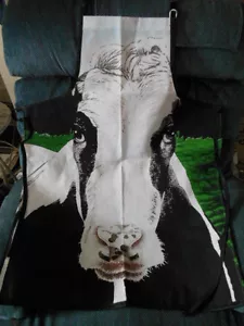 1 NEUE handgefertigte Erwachsenenschürze - HOLSTEINKUH - Bild 1 von 2
