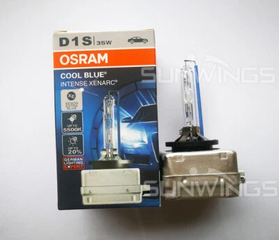 1X NEW  OSRAM XENARC D1S 66144CBI Cool Blue 5500K HID XENON LIGHT BULB - Image 1 of 2