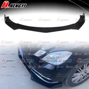 For Mercedes W212 E-Class E65 E63 E400 E350 Gloss Front Bumper Lip Splitter - Picture 1 of 12