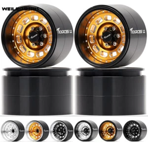 Aluminum 12mm Hex 64mm 2.2inch Wheel Rim For RC1/10Axial SCX10 YETI Traxxas TRX4 - Foto 1 di 58