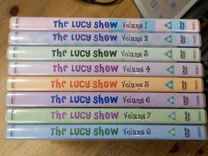 "THE LUCY SHOW" (LUCILLE BALL) 8 X DVD'S LIKE NEW. PAL REGION FREE. CERT "U" - Picture 1 of 6