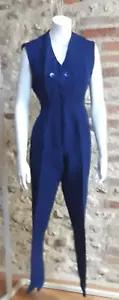 COMBINAISON FUSEAU DE SKI femme T.38/40 VINTAGE 60 ski woman combination sz S/M - Imagen 1 de 11