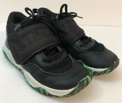 Under Armour Kids'  Zone Basketball 2 Shoe Black/Lizard/Green Screen 6.5 Y - Image 1 of 4