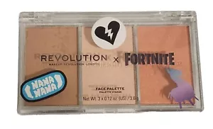 FORTNIGHT FACE PALETTE MAKEUP REVOLUTION LIGHT BRONZER PEACH BLUSH HIGHLIGHT - Picture 1 of 2