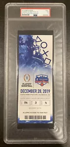 2019 National Champions Clemson vs Ohio State Fiesta Bowl Playoff Ticket PSA 5 - Picture 1 of 2