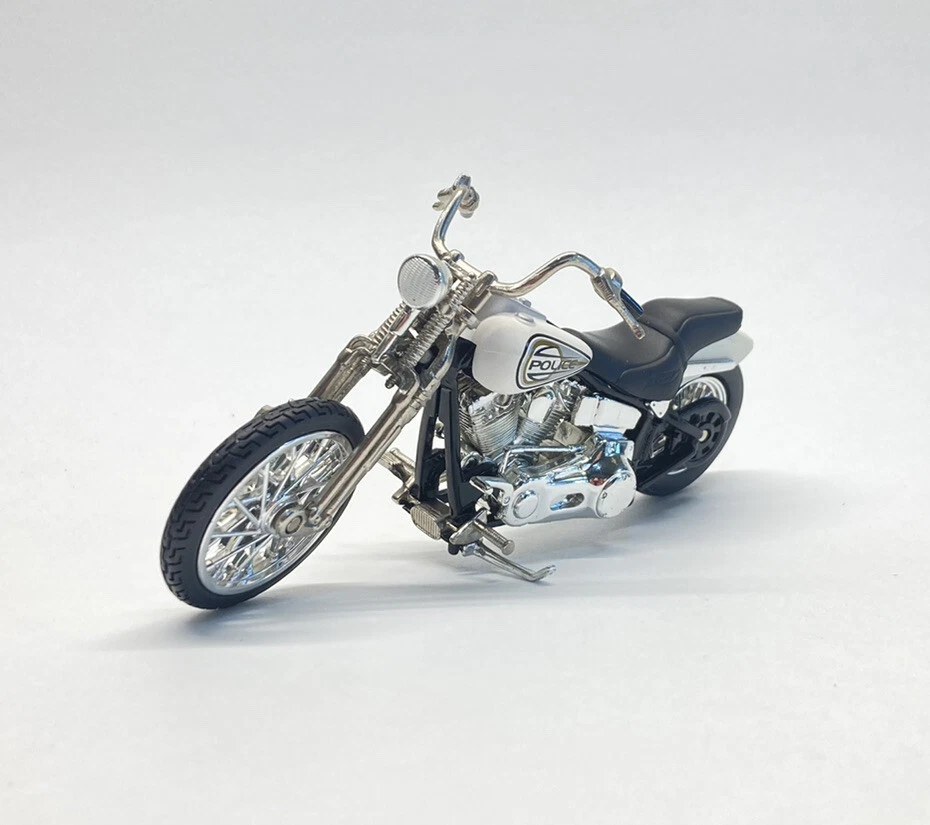 Motocicletas Hot Wheels Black Top Police Harley-Davidson colección de metal Foto 1 de 4