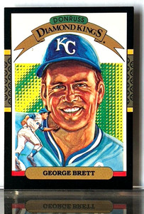 1987 Donruss ~ George Brett Diamond Kings ~ Kansas City Royals ~ HOF