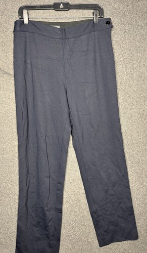 Chanel uniforme blu navy donna abito pantaloni pantaloni pantaloni taglia 32”X 31” Designer
