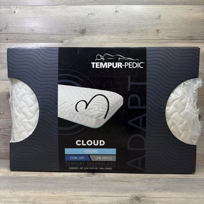 Tempur-Pedic Cloud + Cooling Pillow Extra Soft Low Profile Standard - Image 1 of 4