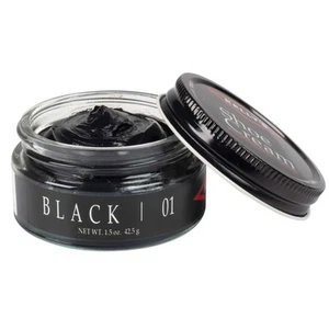 Black Shoe Polish 1.5 oz - Professional Leather Shoe Cream - Picture 1 of 7