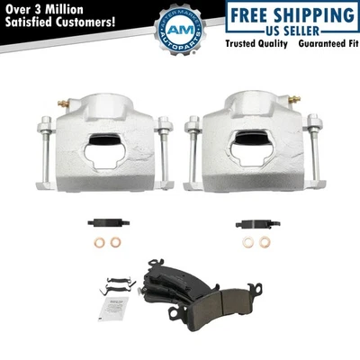 Kit de pastillas de freno y pinzas delanteras de cerámica para Chevy Suburban Jimmy Blazer Foto 1 de 4