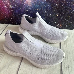 Nike Epic Phantom React Flyknit púrpura para mujer talla 7,5 BV0415-500 sin cordones para correr - Imagen 1 de 10