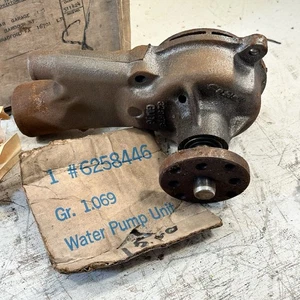 New OEM GM 6258446 Water Pump Fits Chevy GMC 4.1L Inline 6 Cylinder Engine 63-74 - Picture 1 of 14