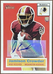 2015 Topps Heritage - #34 Jamison Crowder - Rookie Autograph (RC) - Picture 1 of 3