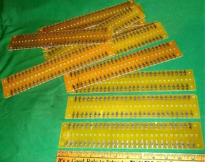 (14) NOS 12-Inch Flat Phenolic 54-Contact Terminal Boards for Amps & Audio Work - Picture 1 of 7