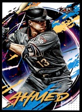 2020 Topps Fire Nick Ahmed Arizona Diamondbacks #180