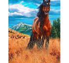 Diamond Painting Horse Animals Mountain View Design Embroidery House Wall Decors