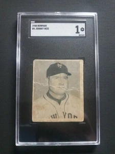 1948 Bowman Johnny Mize New York Giants #4💥🎇⚾ SGC 1 - Foto 1 di 2