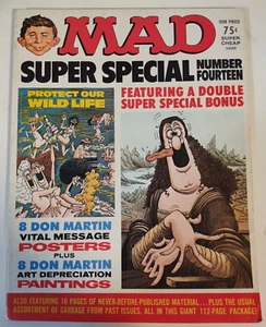 Mad Magazine Super Special No. 14 carteles y pinturas de Don Martin - Imagen 1 de 6