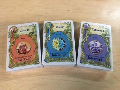 Once Upon A Time Group Fantasy Strategy Atlas Card Games 3 Sealed Interrupt Deck - Image 1 of 3